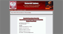 Desktop Screenshot of komornik.szczecinek.pl