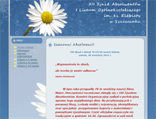 Tablet Screenshot of absolwenci.lo.szczecinek.pl