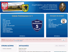 Tablet Screenshot of gimnazjum2.szczecinek.pl